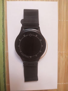 New Leather Black Smart Watch